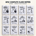 BPSC Complete Class Notes – 12 Books Set | 3,014+ Pages | Complete BPSC Study Material |