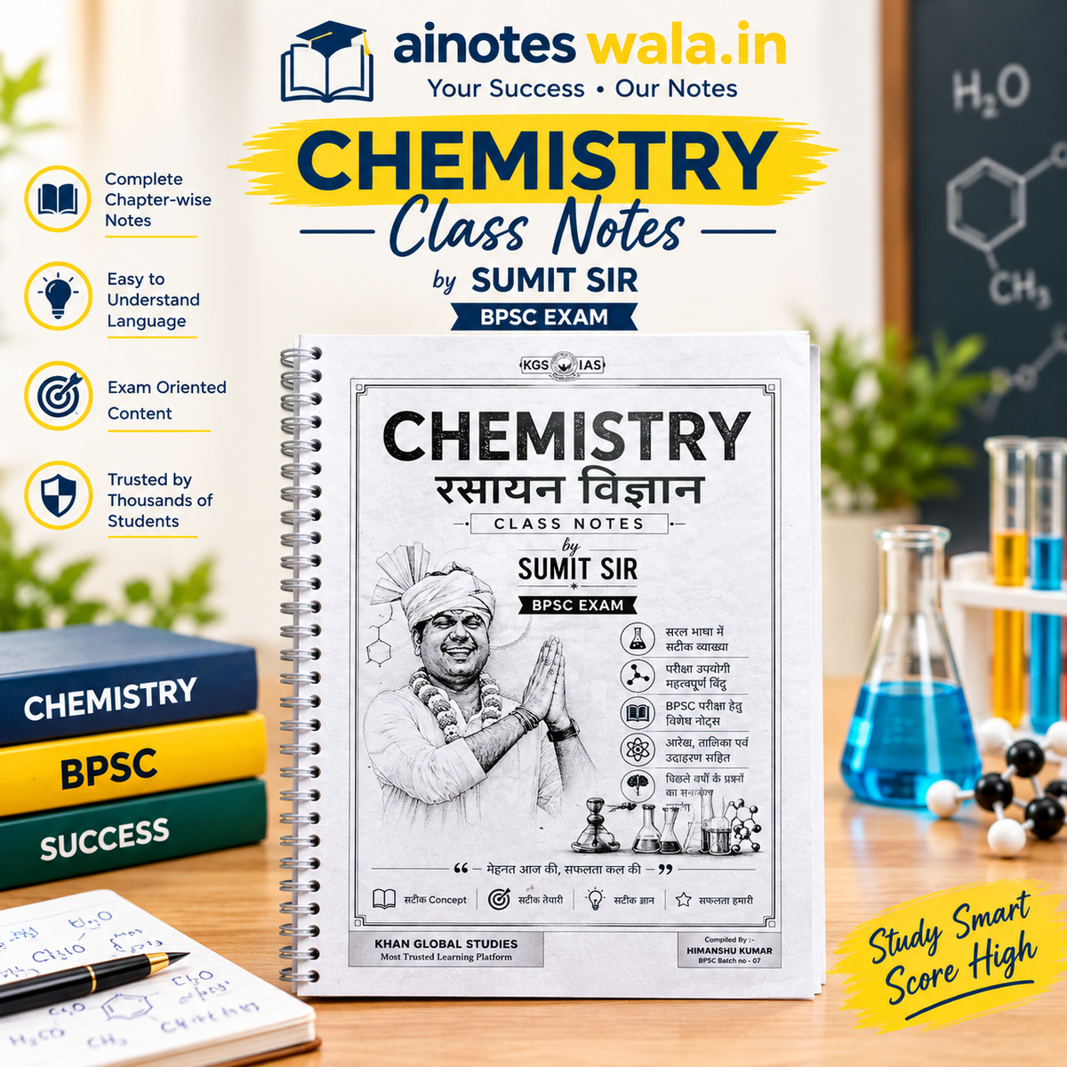 BPSC Chemistry Class Notes by Sumit Sir
