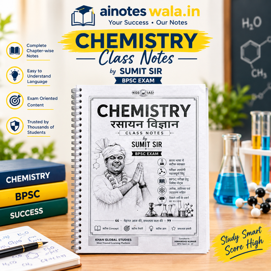 BPSC Chemistry Class Notes by Sumit Sir | रसायन विज्ञान | BPSC Exam Study Material
